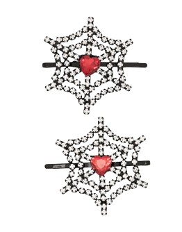 embellished hair pins