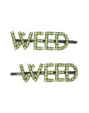 Weed hair pin