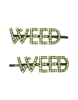 Weed hair pin