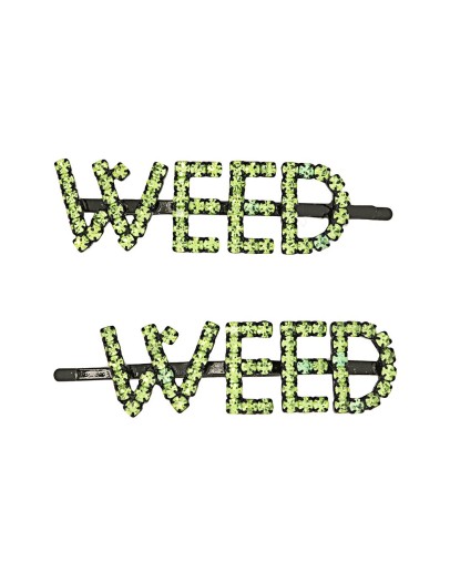Weed hair pin