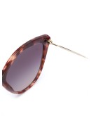 cat-eye tortoiseshell sunglasses