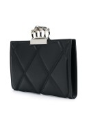 4-ring quilted clutch bag