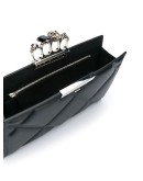 4-ring quilted clutch bag