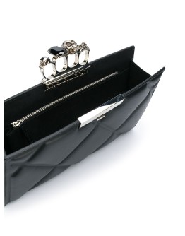 4-ring quilted clutch bag
