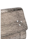 Portefeuille metallized clutch bag