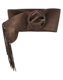 fringe hem belt