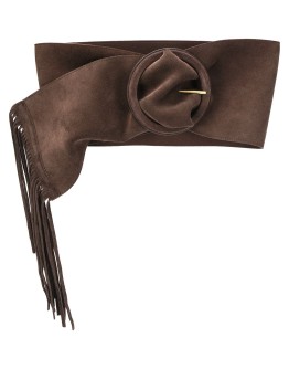fringe hem belt