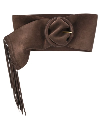 fringe hem belt