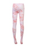 graphic print tights