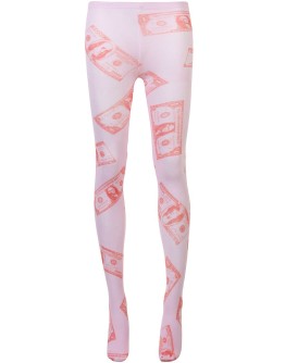 graphic print tights