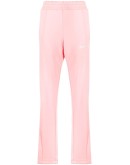 pink logo-print track pants