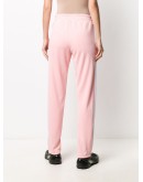 pink logo-print track pants