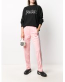 pink logo-print track pants
