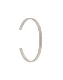 engraved logo thin cuff bracelet