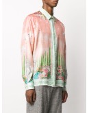 long-sleeve printed shirt