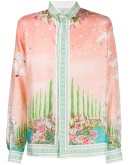 long-sleeve printed shirt
