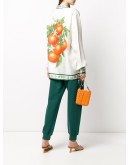 long-sleeve silk shirt