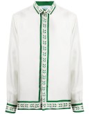 long-sleeve silk shirt