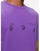 faded logo print T-shirt