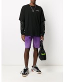 layered logo-print T-shirt