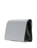 geometric colour-block shoulder bag
