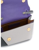 geometric colour-block shoulder bag