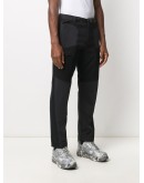 slim-fit panelled trousers