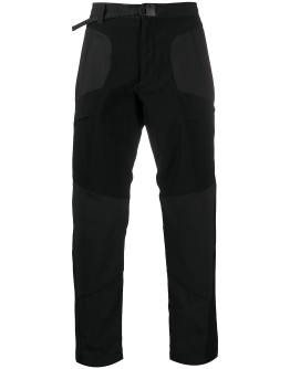 slim-fit panelled trousers
