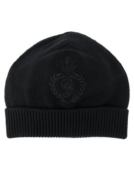 logo embroidered beanie