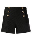   4G-button Chain jacquard shorts  