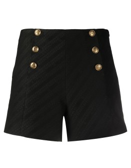   4G-button Chain jacquard shorts  