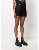   4G-button Chain jacquard shorts  