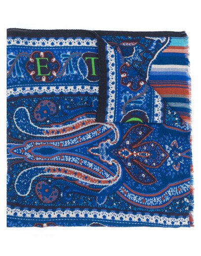 frayed paisley scarf