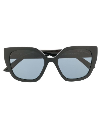 oversized-frame logo sunglasses