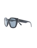oversized-frame logo sunglasses