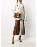 snakeskin-effect shoulder bag 