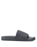 diamond-quilted slides
