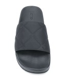 diamond-quilted slides