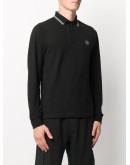 long-sleeve polo shirt