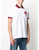 logo crest polo shirt