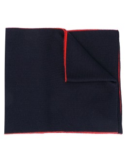 logo print scarf