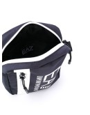 logo-print messenger bag
