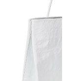 creased effect tote bag