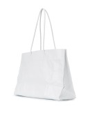 creased effect tote bag