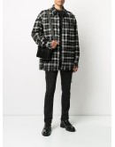 Hydrogen plaid cotton shirt