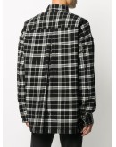Hydrogen plaid cotton shirt