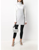 mini dress motif sweater