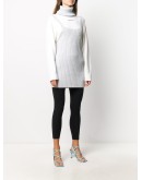 mini dress motif sweater