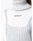 mini dress motif sweater