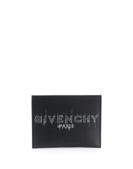 logo-print cardholder